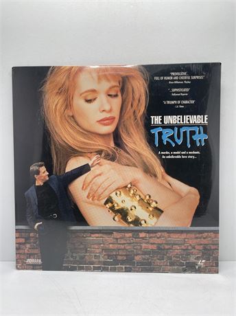 SEALED The Unbelievable Truth Laser Disc