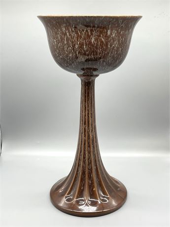 Large Pottery Pedestal Vase