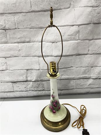 Handpainted Porcelain Lamp