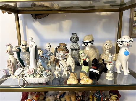 Poodle and More Assorted Decorative Lot