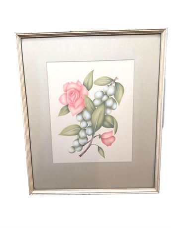 Original Floral Watercolor Painting
