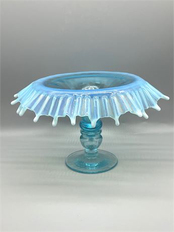 Opalescent Glass Compote