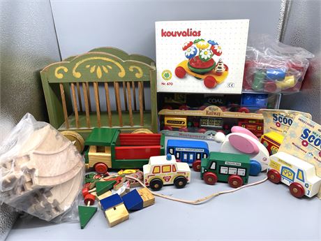 Wooden Toy Lot