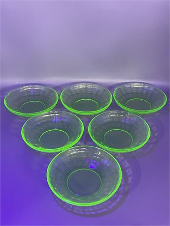 Uranium Glass Bowls