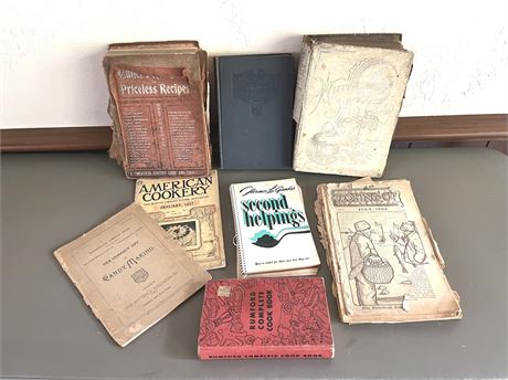 Vintage and Antique Cooking Books