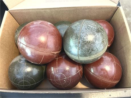 Vintage Bocce Balls