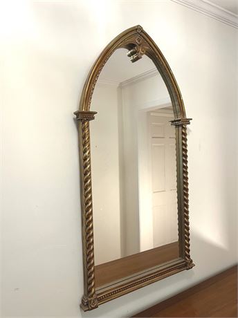 Gold Arch Framed Mirror