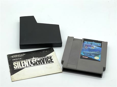 Silent Service Nintendo NES Game