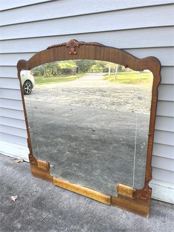 Large Antique Wall Mirror