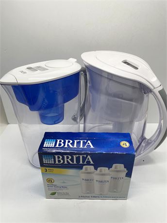 Brita and Pur Water Pitchers