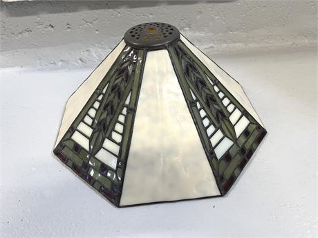 Mission Style Stained Glass Lamp Shade