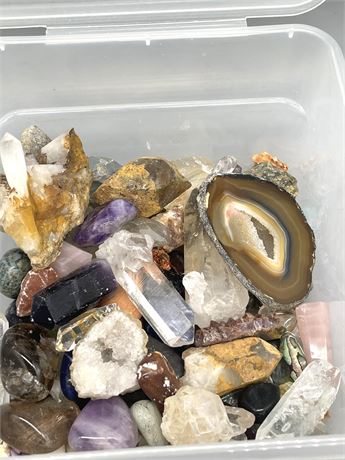 Polished Rocks and Gemstones