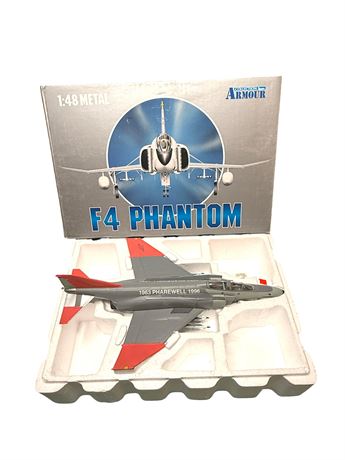 Metal Armour Franklin Mint F-4 Phantom U.S. Air Force Diecast Plane