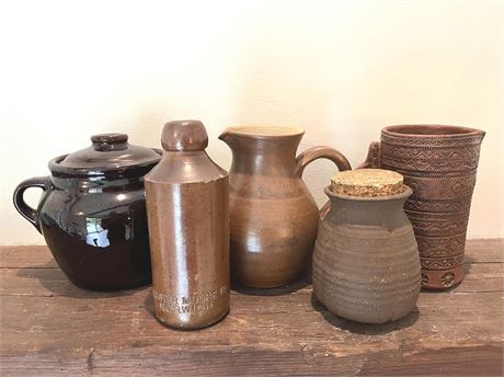 Brownware and Pottery Lot