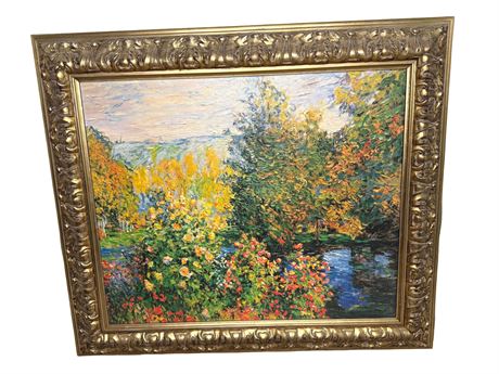 Claude Monet A Corner of the Garden at Montgeron Giclee Print