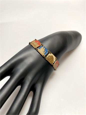 Souvenir Enamel Bracelet