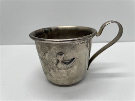 Sterling Silver Duckling Cup