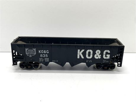 Lionel H.O. Train KO & G Coal Car