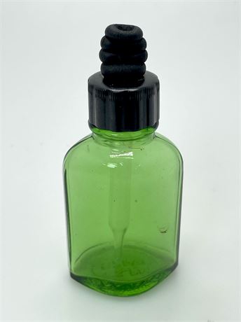 1940s Green Eye Dropper Bottle