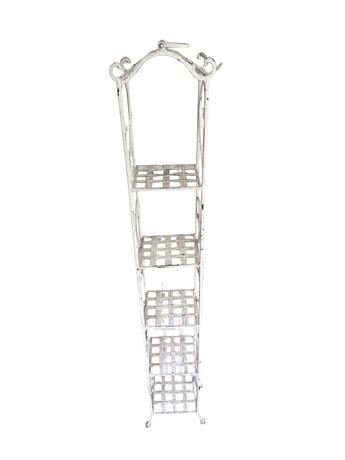 Wrought Iron Five-Tier Plant Stand