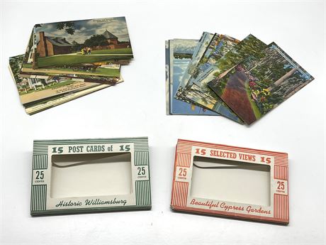 Two Packs of Post Cards