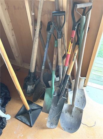 Shovels and Other Garden Tools