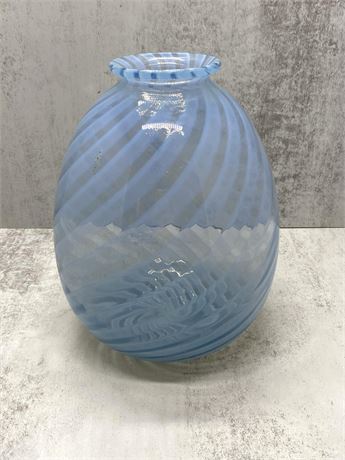 8" Tall Avon Art Glass Vase