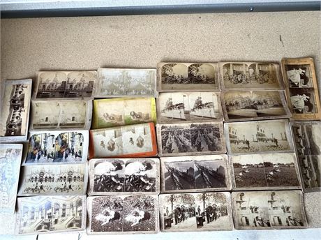 Stereoview Stereoscope Perfoscope Cards Lot 2