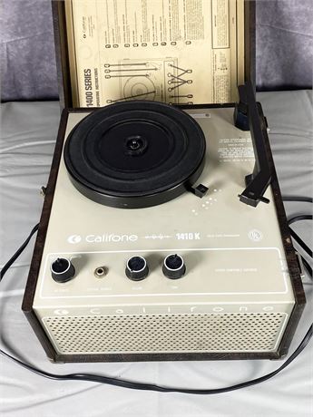 Califone 1400 Series Record Player