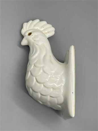 Ceramic Rooster / Chicken Hook