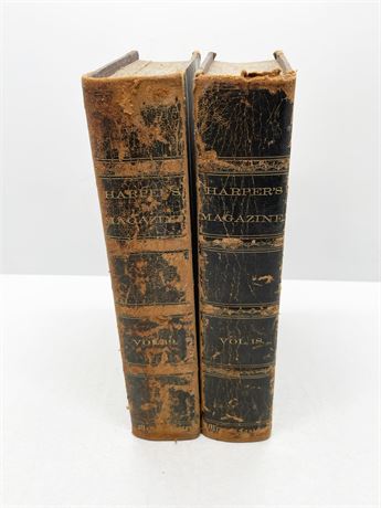 1859 Harper's Magazine Books