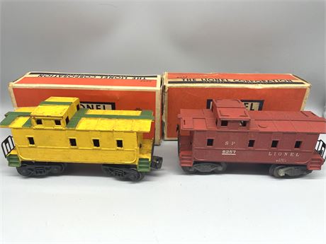 Two (2) Lionel Cabooses