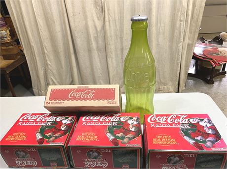 Coca Cola Boxes and Coin Bank