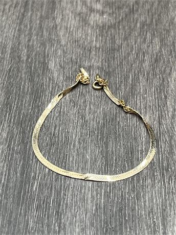 Scrap 14kt Gold Bracelet