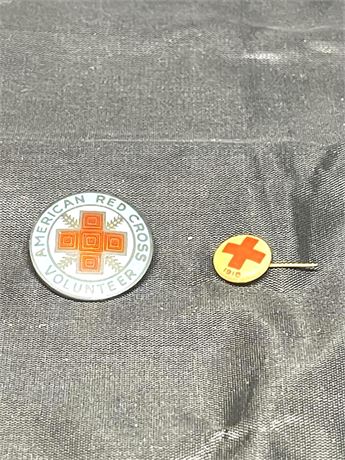 Early Red Cross Pins