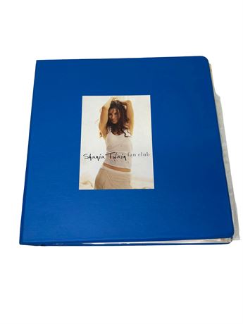 Shania Twain Fan Club Binder Photo Album