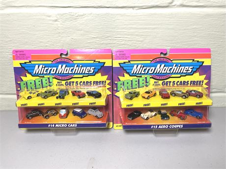 NIB Vintage Micro Machines Vintage Micro Cars and Aero Coupes