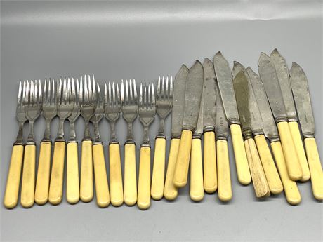 Antique Fish Forks and Knives