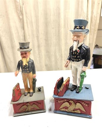 Uncle Sam Coin Banks