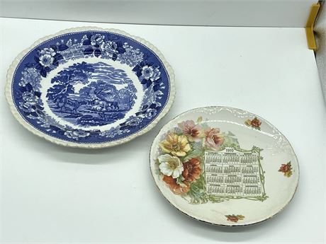 Two Antique Plates
