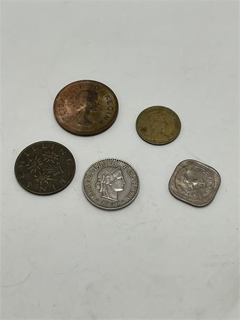 Mixed International Coins