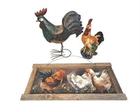 Rooster Decoratives