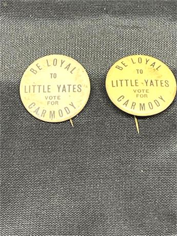 Little Yates Political Pins