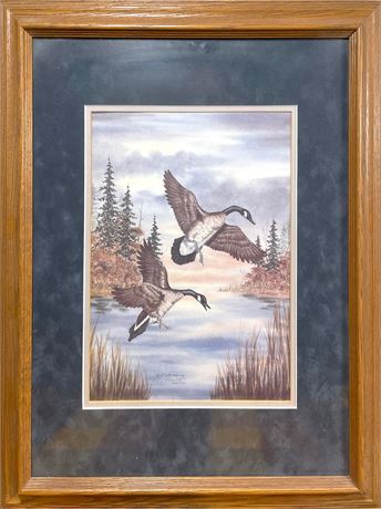 D. Smith Geese Limited Edition Lithograph
