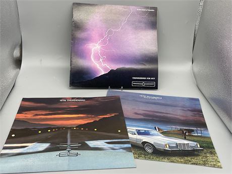 Thunderbird Car Brochures