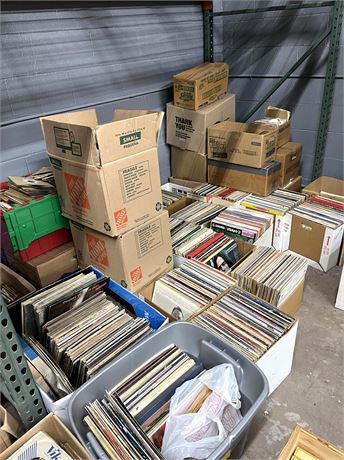 HUGE 12" and 45 RPM Record Lot