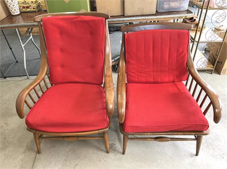 Heywood Wakefield MCM Wood Chairs