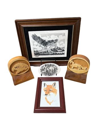 Eagle and Fox Decoratives