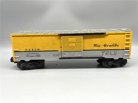 Lionel Rio Grande Box Car No. 6464-650