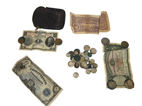Vintage Foreign Currency